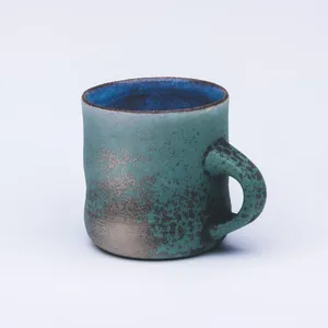 Green Mug, Stoneware Cone 10