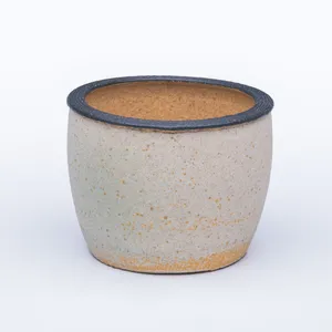 White Planter, Stoneware Cone 10