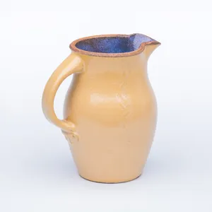 Yellow Pitcher, Stoneware Cone 10