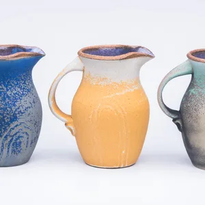 Three Pitchers, Stoneware Cone 10