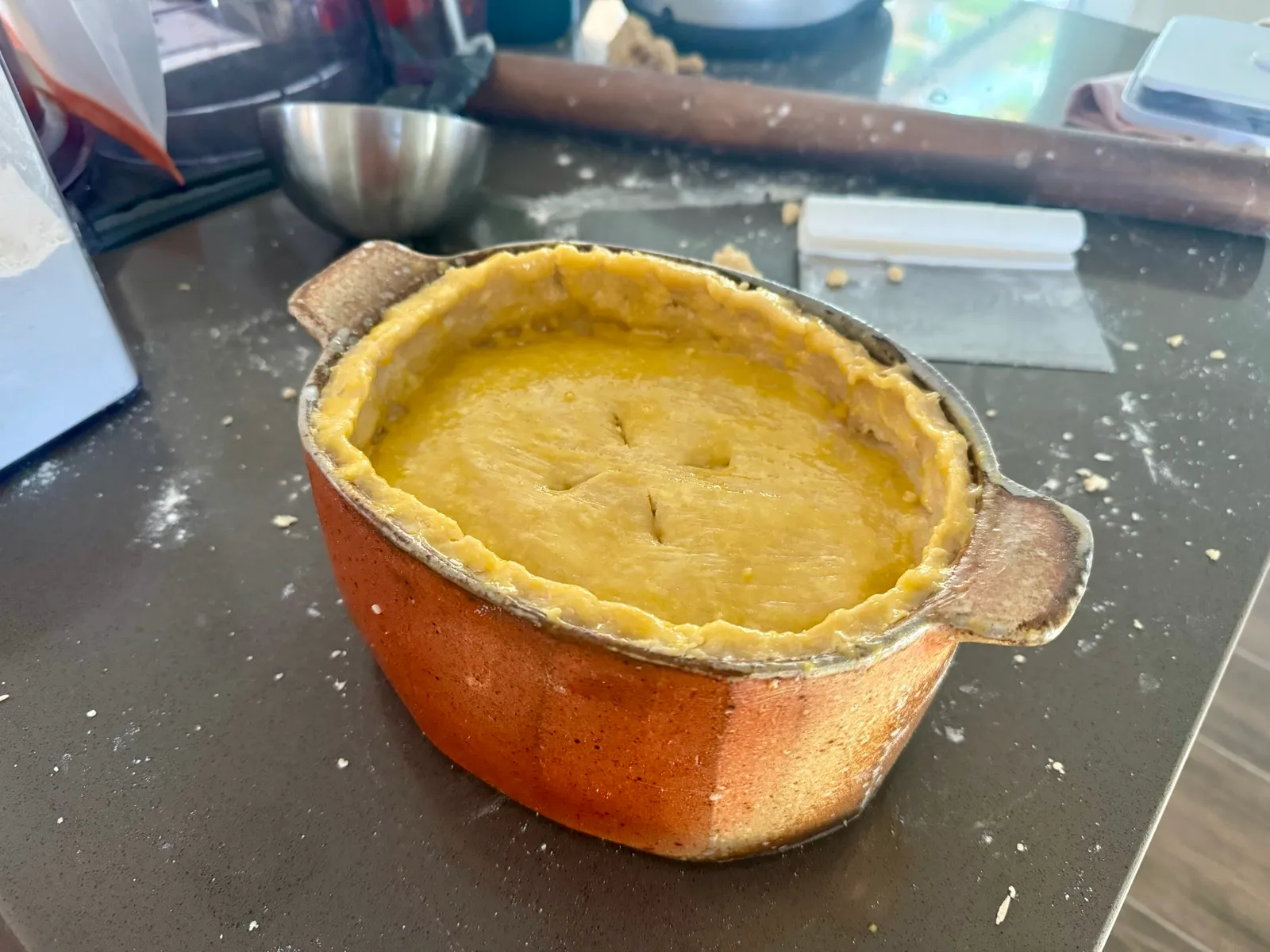 One of Lisa’s bakers at home, doing its job
